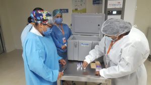 se recibieron 2.520 dosis de la vacuna contra el COVID19 PFIZER para el personal médico y de apoyo en Nariño